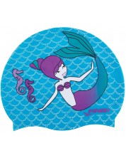 Silikonska kapa za plivanje Finis - Sirena, ljubičasta -1
