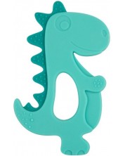 Silikonska grickalica Canpol - Dinosaur, plava -1