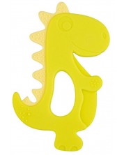 Silikonska grickalica Canpol - Dinosaur, žuta -1