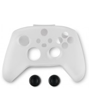 Silikonsko kućište i čepovi Spartan Gear, za Xbox Series, bijelo