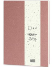 Blok za crtanje Drasca Natural Touch - Ružičasti, 128 l,  19х26 cm