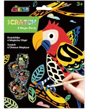 Scratch crteži Avenir - Ptice, 4 komada -1