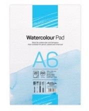Blok za crtanje Drasca - Watercolour pad, 250g, 20 listova, A6 -1