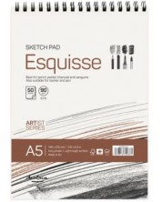 Blok za crtanje Drasca - Esquisse sketch pad, 90g, 50 listova, A5 -1