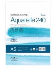 Blok za crtanje za vodene boje Drasca Watercolour pad - A5, 15 l