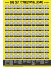 Scratch poster: 100 dana fitness izazova -1