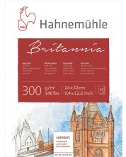 Blok za crtanje Hahnemuhle Britania - 24 x 32 cm, toplo prešani papir, 12 listova -1