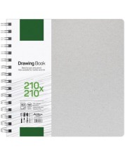 Blok za crtanje Drasca - 190 g, 21 x 21 cm, 50 listova -1