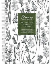 Blok za crtanje Drasca Flowers - Bilje, A6, 60 listova