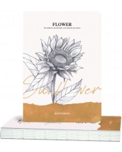 Blok za crtanje Drasca Flower - Suncokret, 80 listova