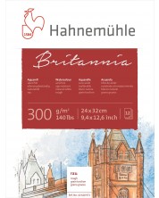 Blok za crtanje Hahnemuhle Britania - 24 x 32 cm, grubi papir, 12 listova