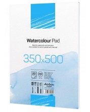 Blok za crtanje za vodene boje Drasca Watercolour Pad - 20 listova, 35 х 50 cm -1
