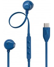 Slušalice s mikrofonom JBL - Tune 305C USB-C, plave -1