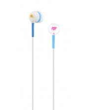 Slušalice s mikrofonom T'nB - Music Trend Pop, bijelo/plave -1