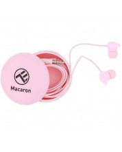 Slušalice s mikrofonom Tellur Macaron, ružičaste -1