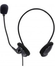 Slušalice s mikrofonom Hama - NHS-P100, crne -1