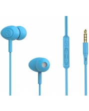 Slušalice s mikrofonom Tellur - Basic Gamma, plave -1