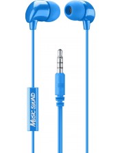 Slušalice s mikrofonom Cellularline - Music Sound 3.5 mm, plave -1