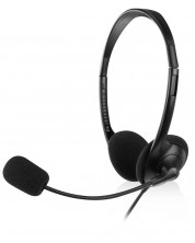 Slušalice s mikrofonom Ewent - EW3563, crne