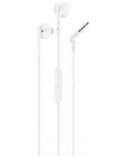 Slušalice s mikrofonom Cellularline - Altec Lansing 3.5 mm, bijele -1