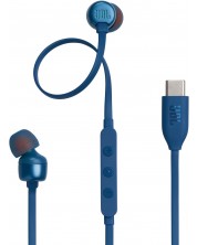 Slušalice s mikrofonom JBL - Tune 310C USB-C, plave -1