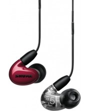 Slušalice s mikrofonom Shure - Aonic 5, crvene