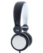 Slušalice s mikrofonom T'nB - Be color On-ear, crne/bijele -1