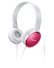 Slušalice s mikrofonom Panasonic - RP-HF300ME-P, bijele/ružičaste -1