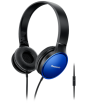 Slušalice s mikrofonom Panasonic - RP-HF300ME-A, plave/crne -1