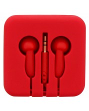 Slušalice TNB - Pocket, silikonska kutija, crvene