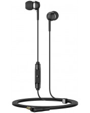 Slušalice s mikrofonom Sennheiser - CX 80S, crne -1