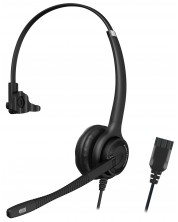 Slušalice s mikrofonom Axtel - ELITE HD Voice Mono NC, crne -1