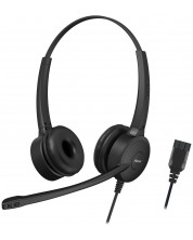 Slušalice s mikrofonom Axtel - PRIME HD Duo NC, crne -1