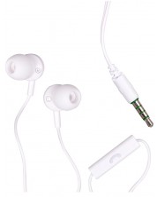Slušalice s mikrofonom Maxell - EB-875, bijele -1
