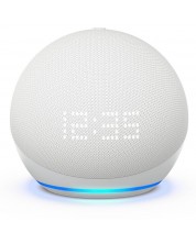 Smart zvučnik Amazon - Echo Dot 5, sa satom, bijeli