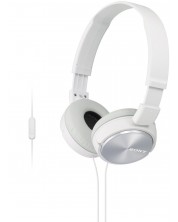 Slušalice Sony - MDR-ZX310AP, bijele -1