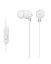 Slušalice s mikrofonom Sony MDR-EX15AP, bijele -1