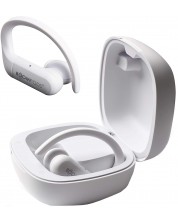 Sportske slušalice s mikrofonom Boompods - Sportpods, TWS, bijele