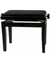 Stolica za klavir Gewa - Black Gloss 130010, crna -1
