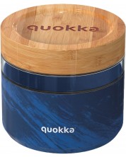 Staklena tegla za hranu Quokka Deli - Wood Grain, 820 ml