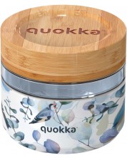 Staklena tegla za hranu Quokka Deli - Blue Nature, 500 ml -1