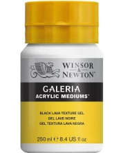 Strukturni gel Winsor & Newton - Galeria Black Lava, 250 ml -1
