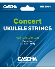 Žice za koncert ukulele Cascha - HH 2054, transparentne -1