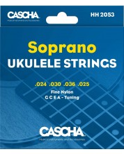 Žice za sopran ukulele Cascha - HH 2053, transparentne -1