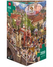 Puzzle Heye od 2000 dijelova - Ulična parada, Doro Göbel i Peter Knorr