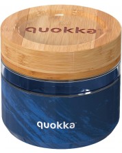 Staklena tegla za hranu Quokka Deli - Wood Grain, 500 ml -1