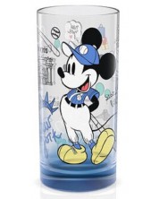 Staklena čaša Disney Cities - New York, plava, 270 ml