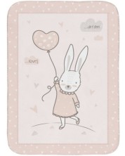 Super mekana dekica za bebe KikkaBoo - Rabbits in Love , 80 x 110 cm -1