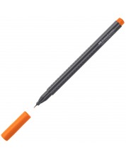 Fineliner flomaster Faber-Castell Grip - Narančast, 0.4 mm