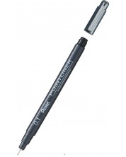 Fineliner flomaster Pentel Pointliner - 0.1 mm, crni